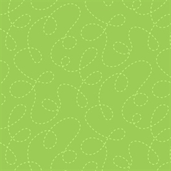 One Switch, Two Stitch patchworkstof - Limegrøn